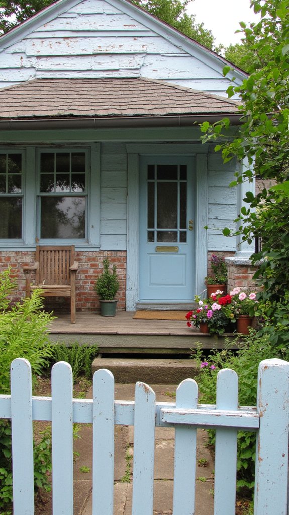 tranquil dusty blue serenity