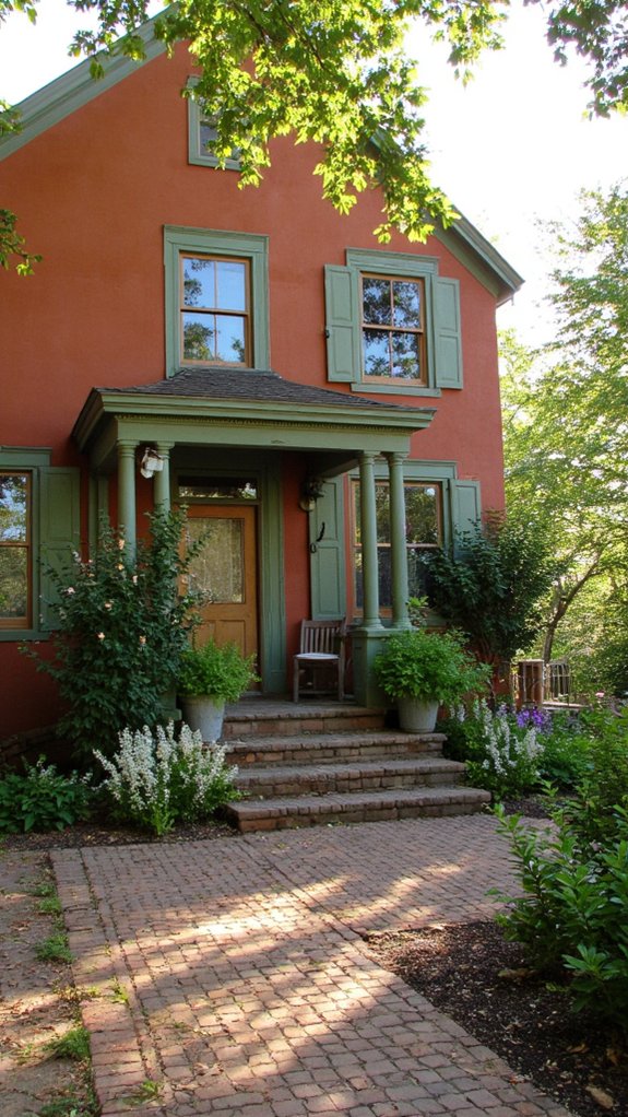 tranquil earthy color palette