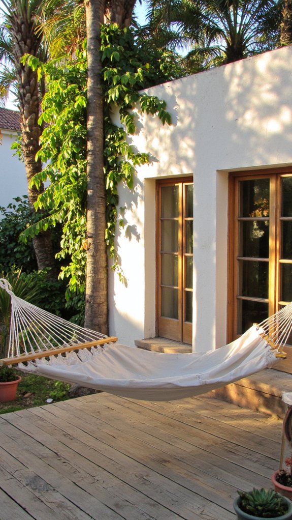 tranquil hammock in nature