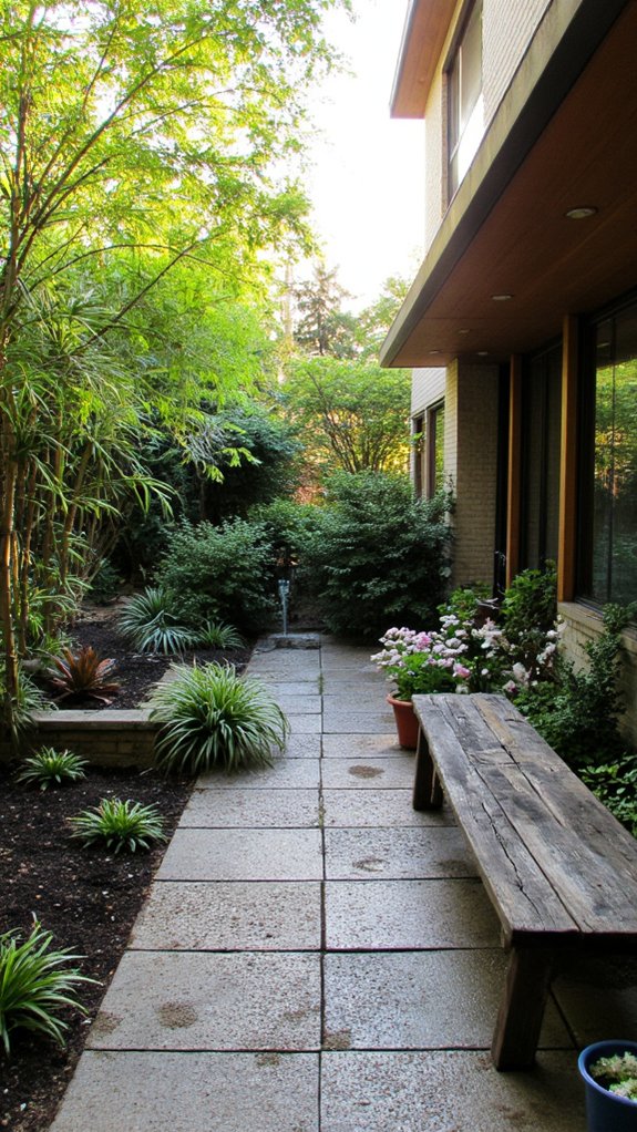 tranquil outdoor living space