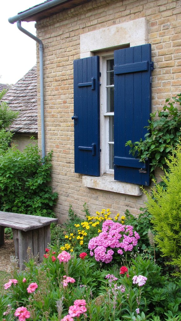 transform cottage with shutters