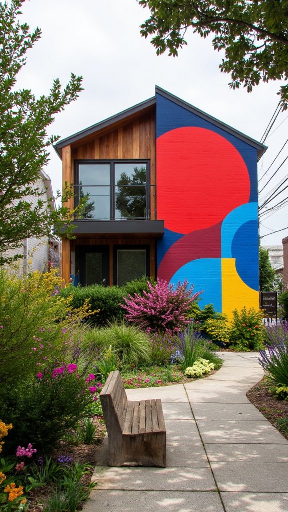 transformative vibrant outdoor art