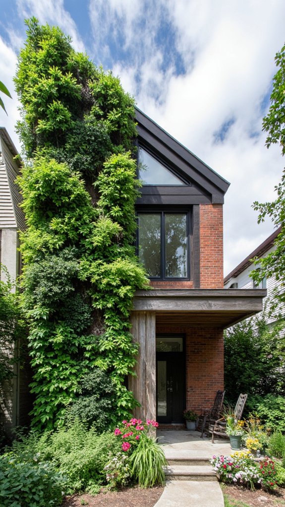 transforming walls into greenery