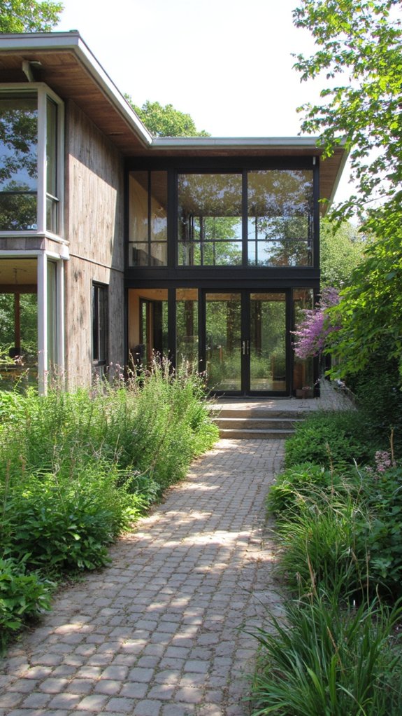 transparent light filled spaces