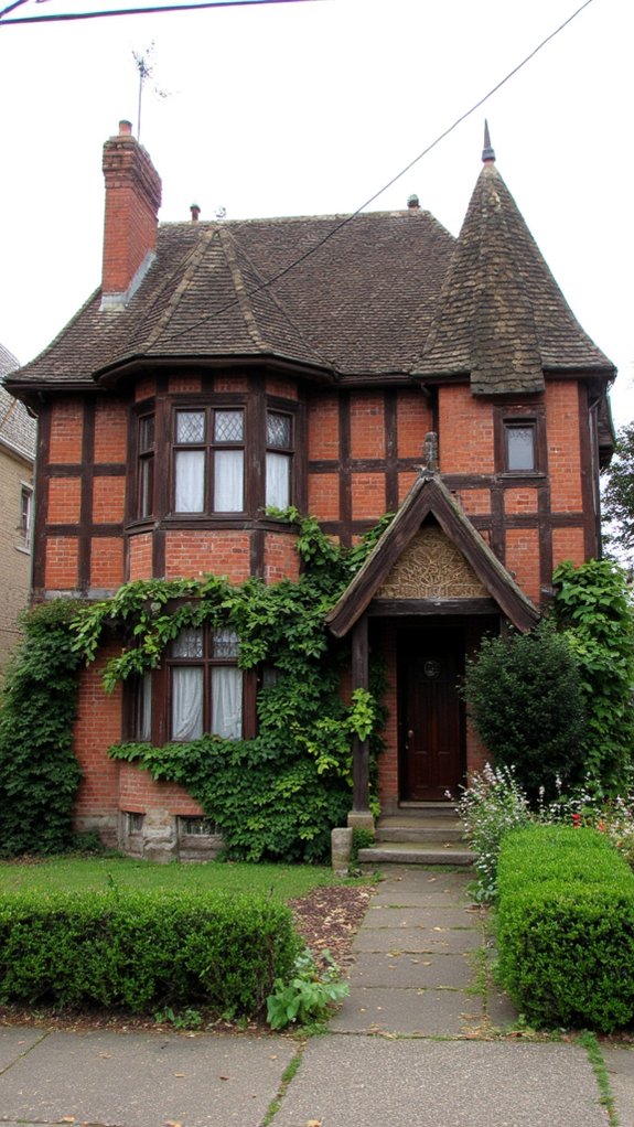 tudor architecture charm radiates