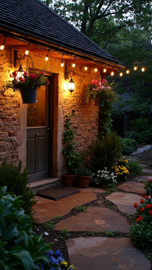 twinkling lanterns for ambiance