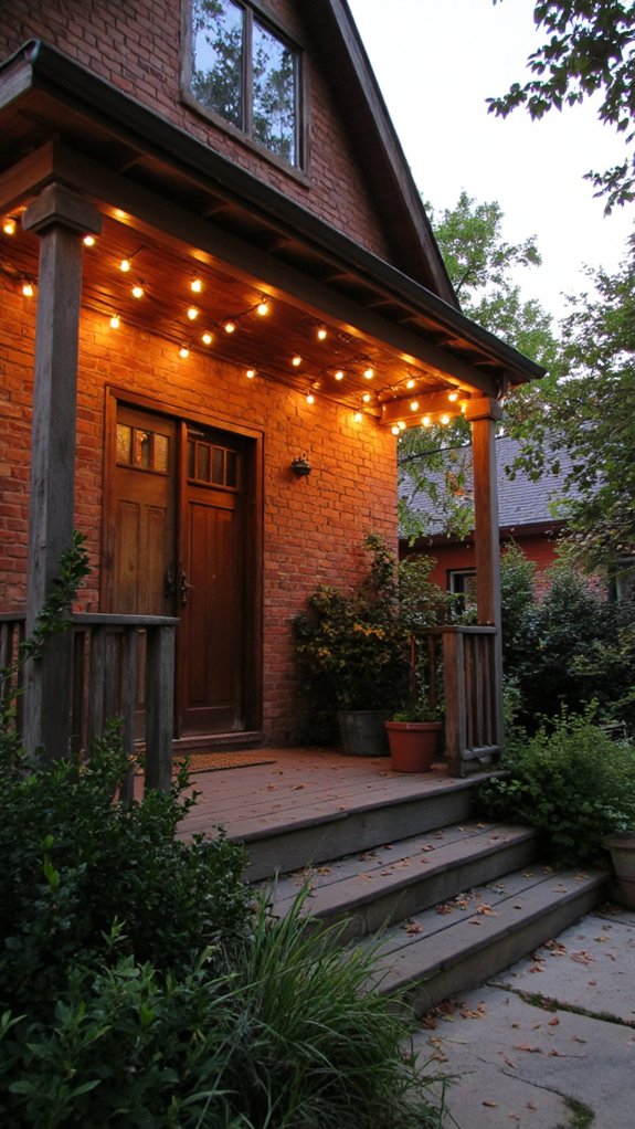 twinkling lights create atmosphere