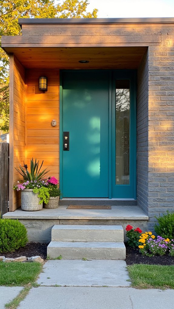 unique and bold entryways