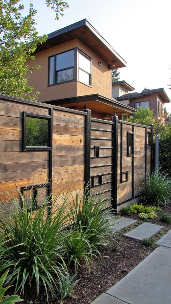 unique and stylish fencing