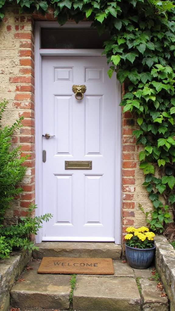 unique hardware enhances entrances