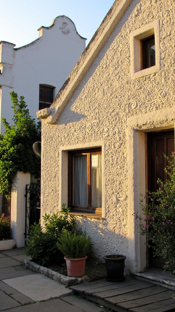 unique patterned stucco artistry