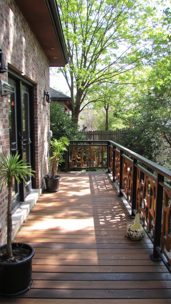 unique railings and features