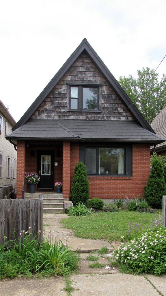unique rooflines enhance charm