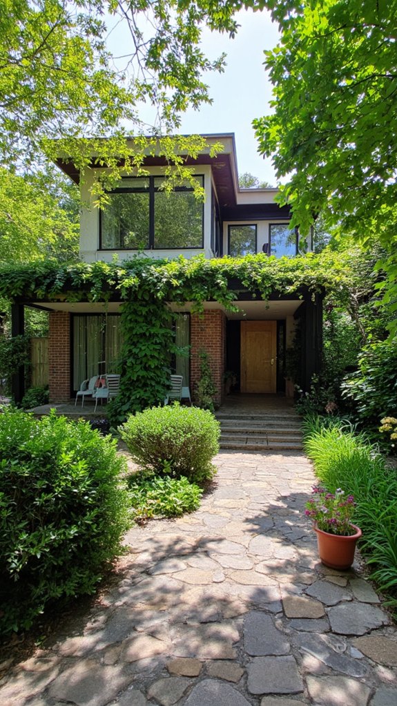 urban retreat with greenery