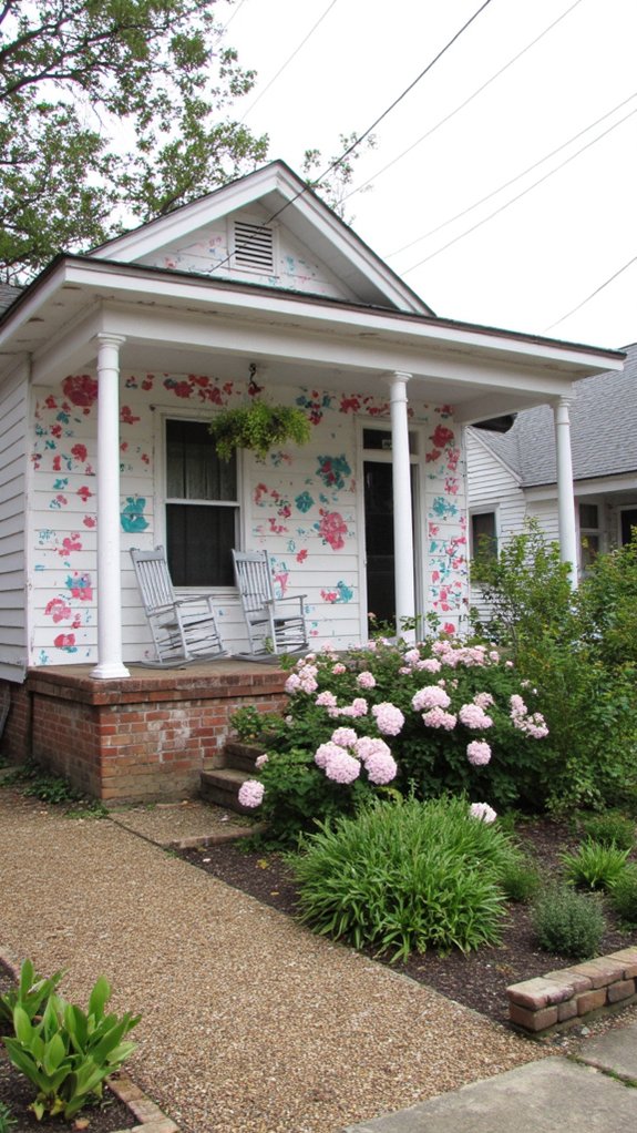 vibrant artistic mural transformation