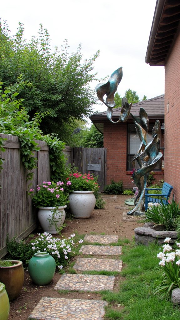 vibrant artistic outdoor space