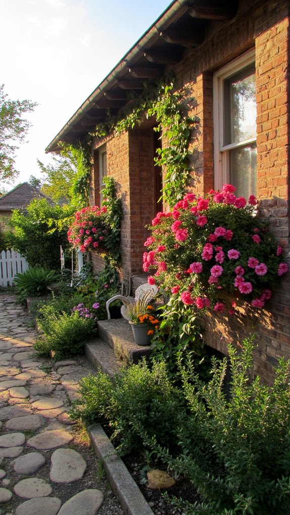 vibrant blooms enhance charm