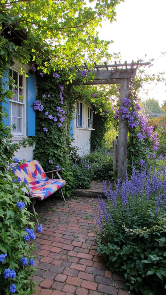 vibrant blooms stunning contrast