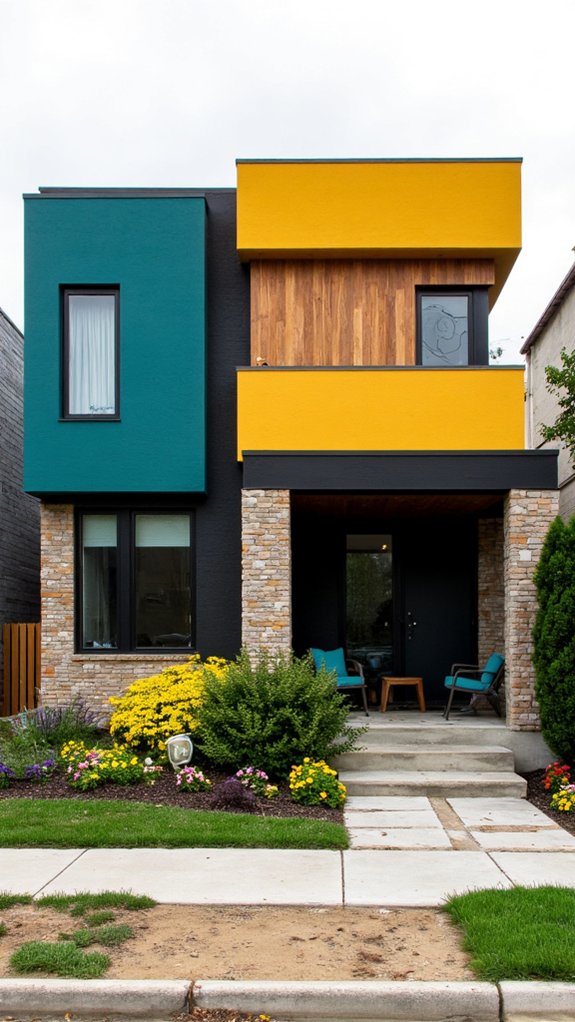 vibrant color block transformations