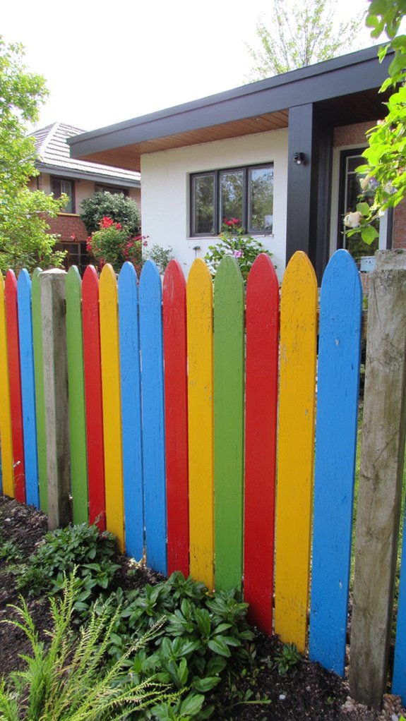 vibrant diy fence transformations
