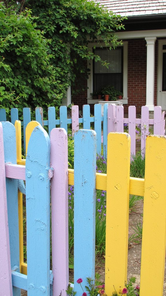 vibrant fences enhance charm