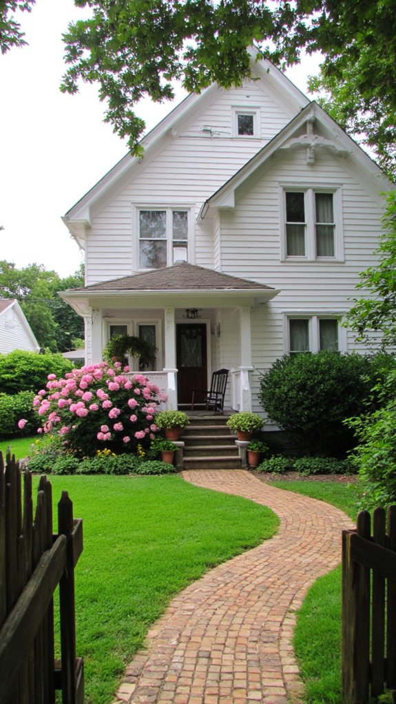 vibrant flower beds enhance