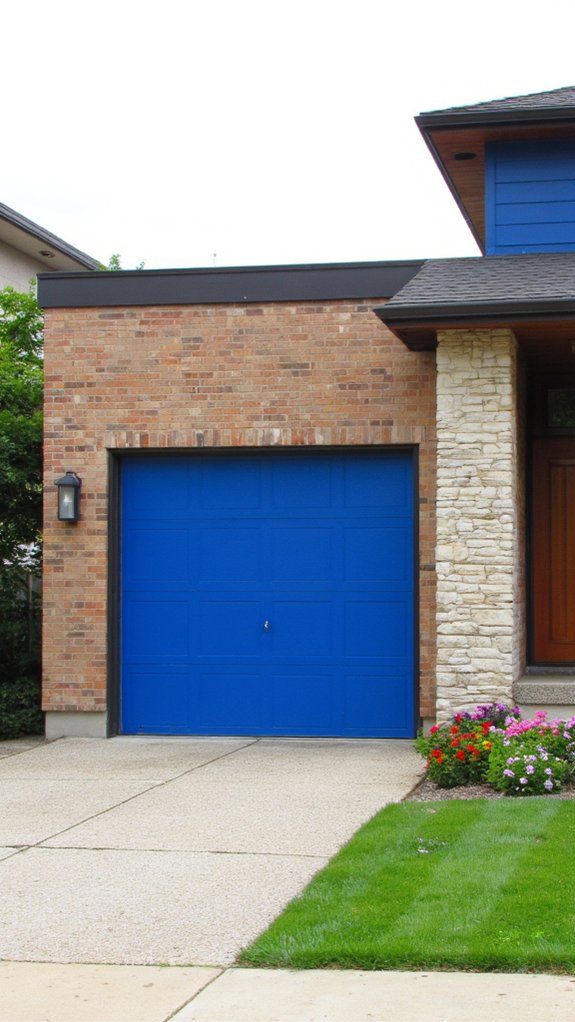 vibrant garage door transformations