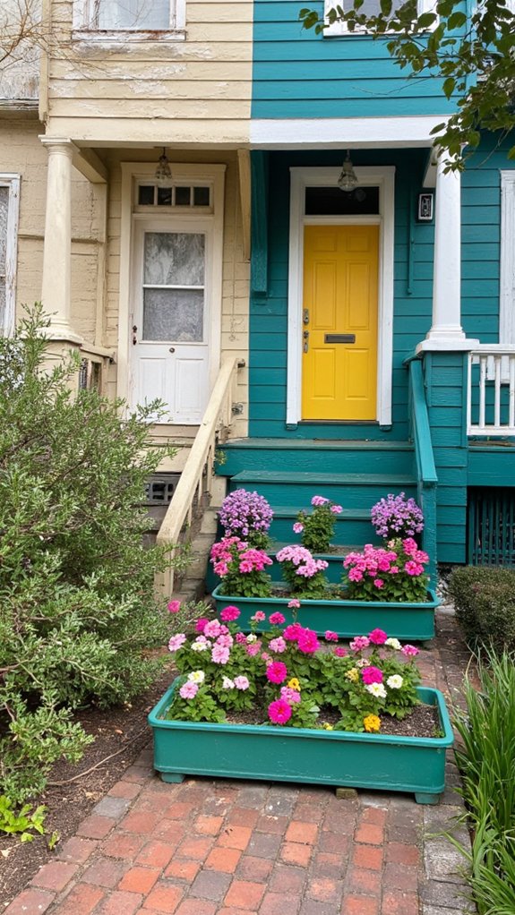 vibrant hues transform cottage