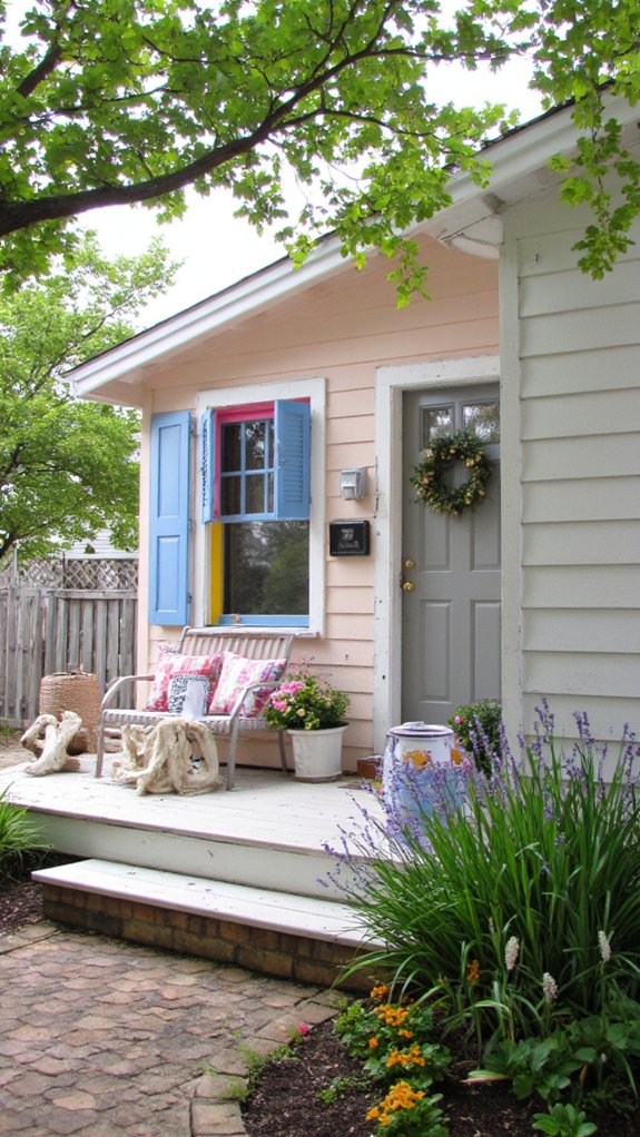 vibrant playful beach shutters
