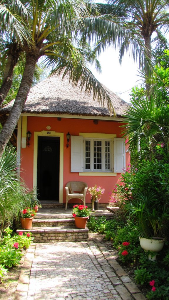 vibrant tropical escape home