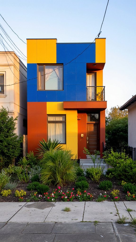 vibrant unique modern exteriors