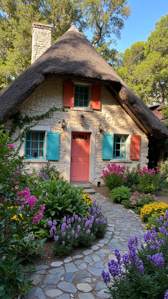 vibrant whimsical cottage charm