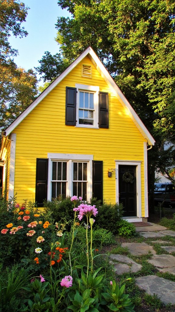 vibrant yellow bold contrast