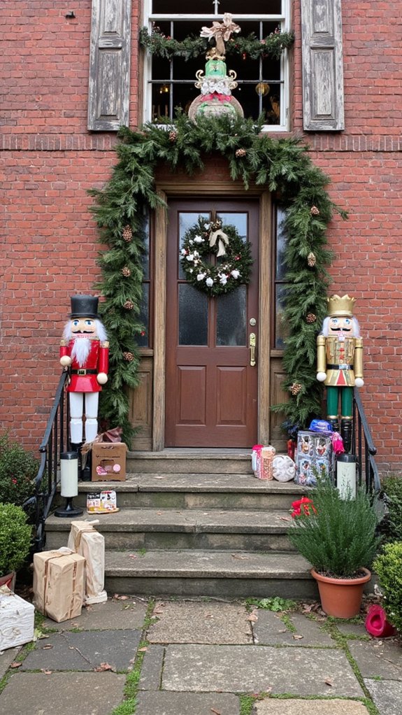 vintage nutcracker holiday decor