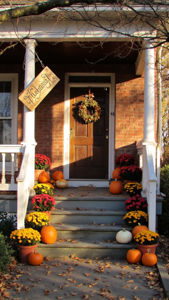vintage rustic autumn signage
