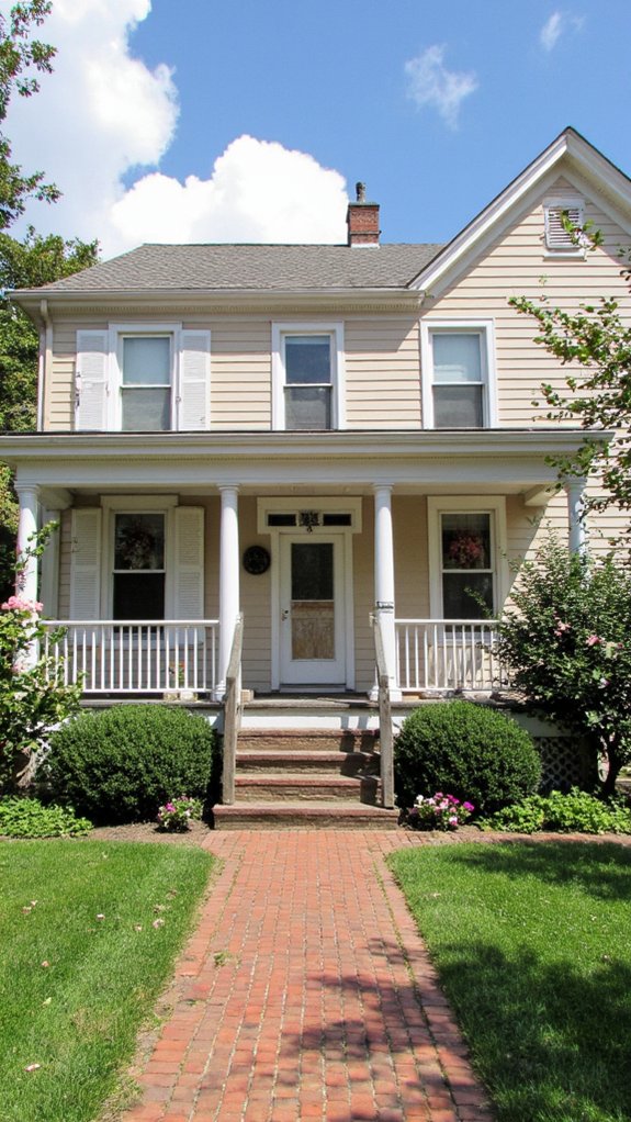 warm beachy colonial aesthetic