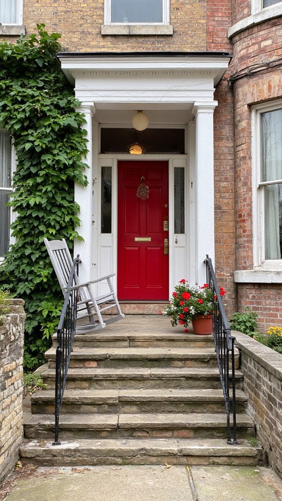 warm colonial red charm