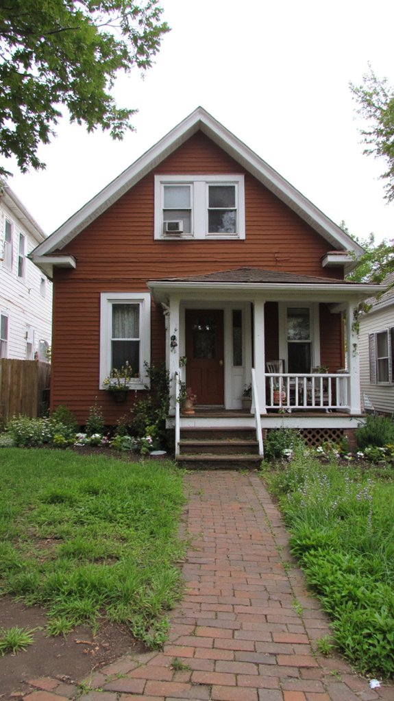 warm earthy colonial charm