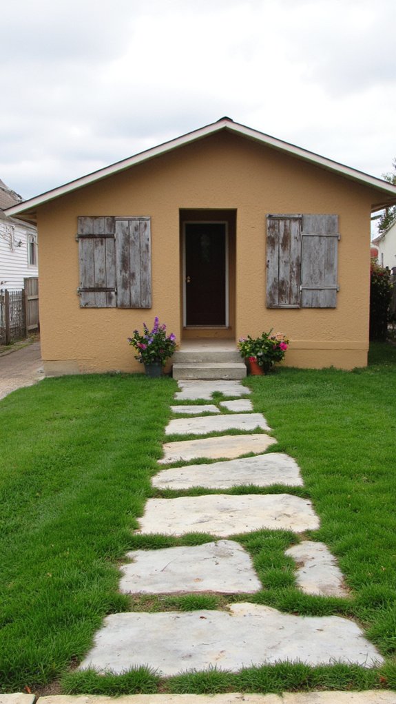 warm earthy exterior hue