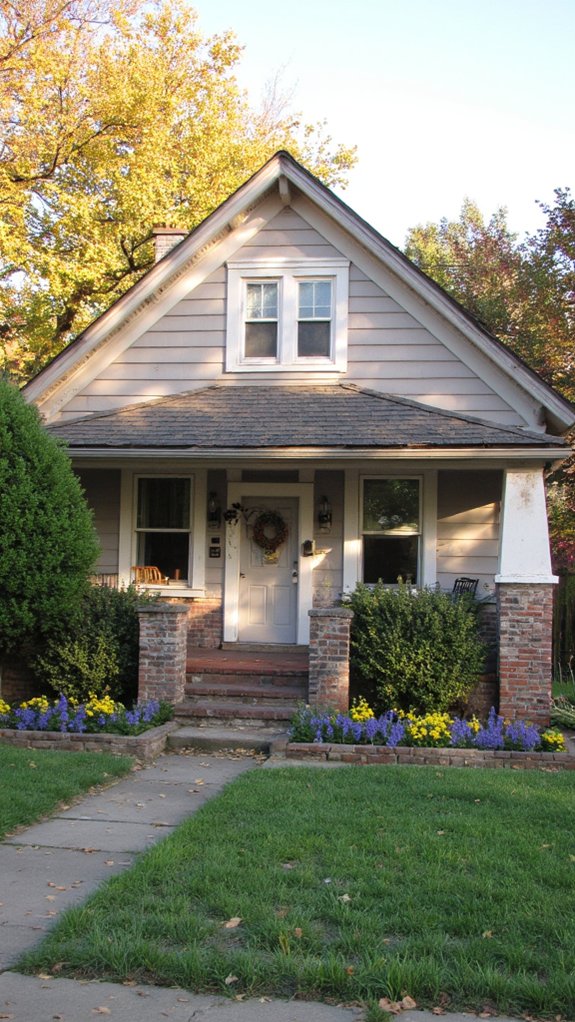 warm inviting cottage exterior