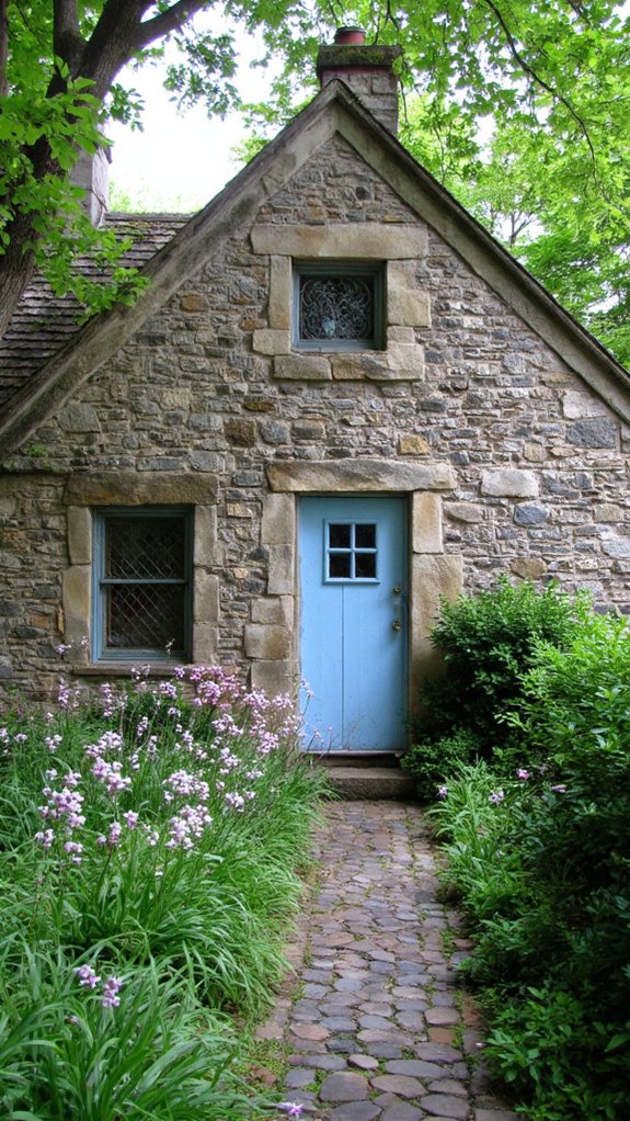warm inviting fieldstone cottage