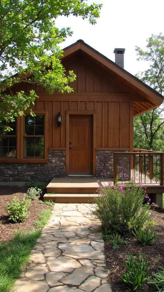 warm inviting home exterior