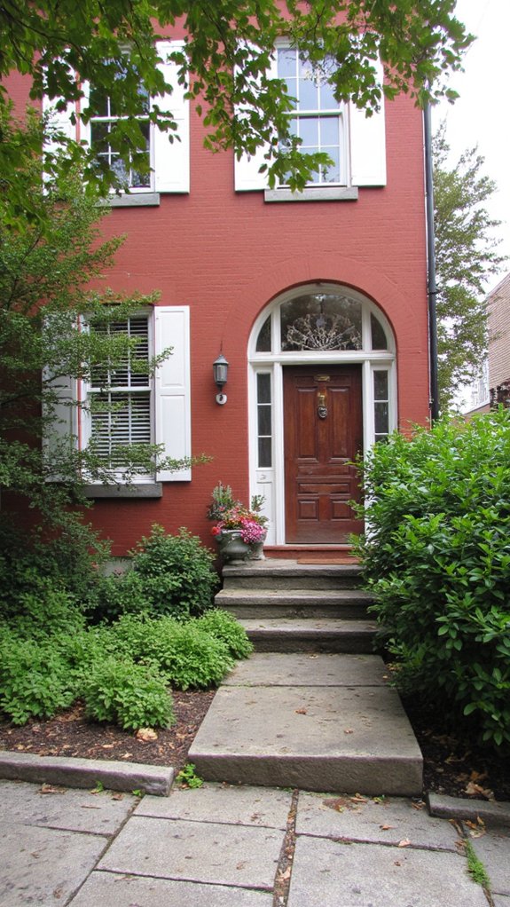 warm inviting terracotta hue