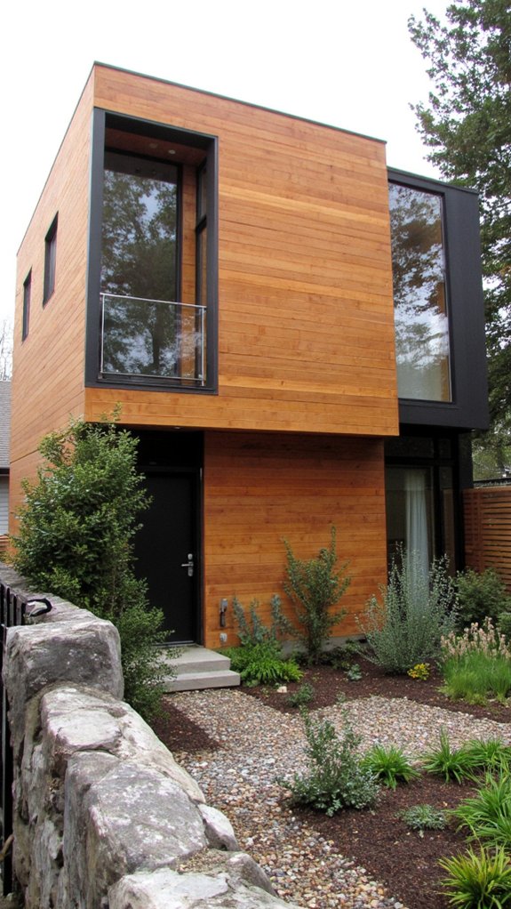 warm inviting wood finishes