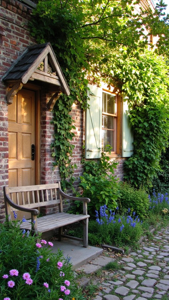 warm wooden accents charm