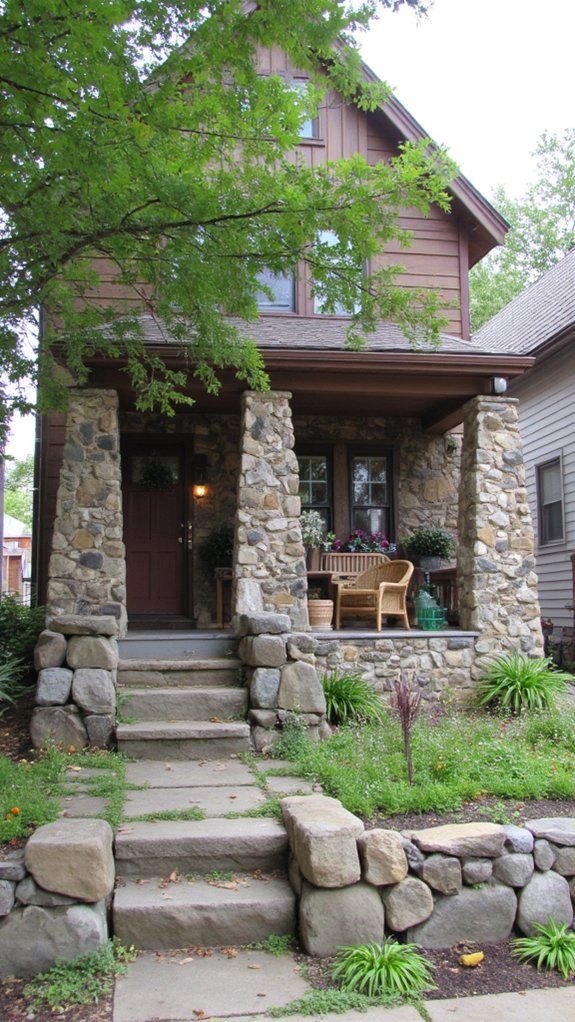 warmth through natural stone