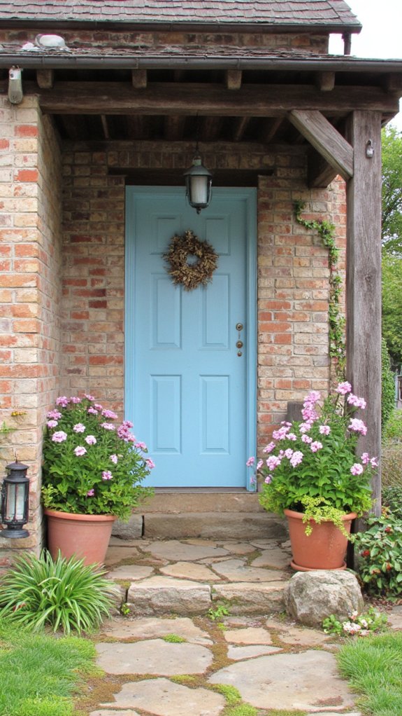 welcoming entryway with charm