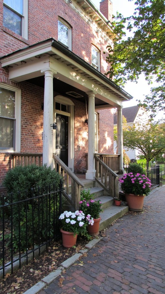 welcoming porch enhances curb appeal