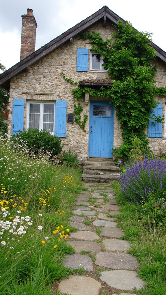 whimsical cottage with charm