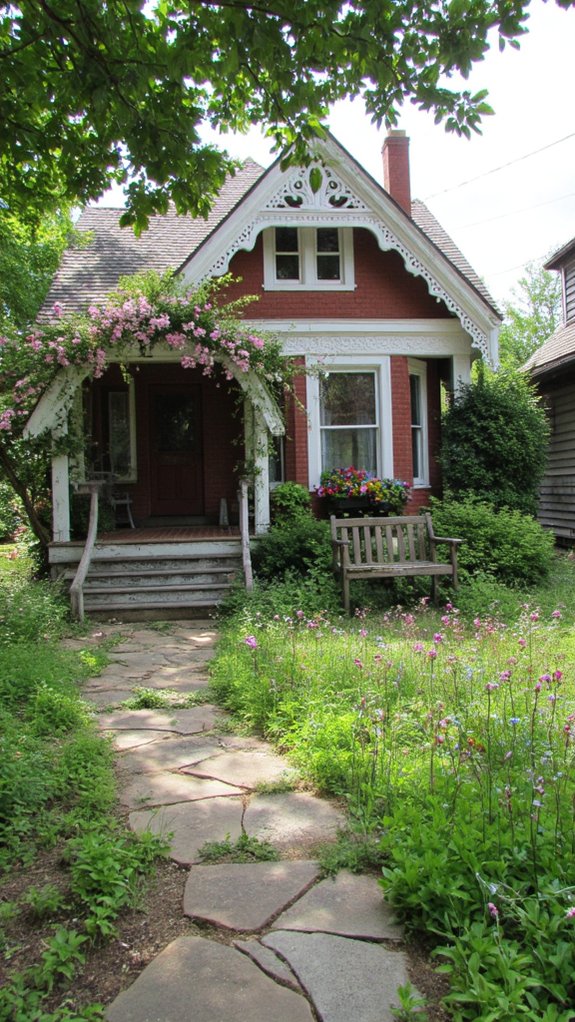 whimsical winding garden paths
